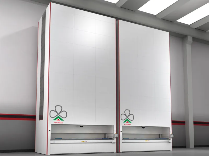 מערכת אחסון ורטיקלי במפעל