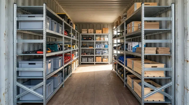 התקנת מדפי אחסון תעשייתי איכותיים
