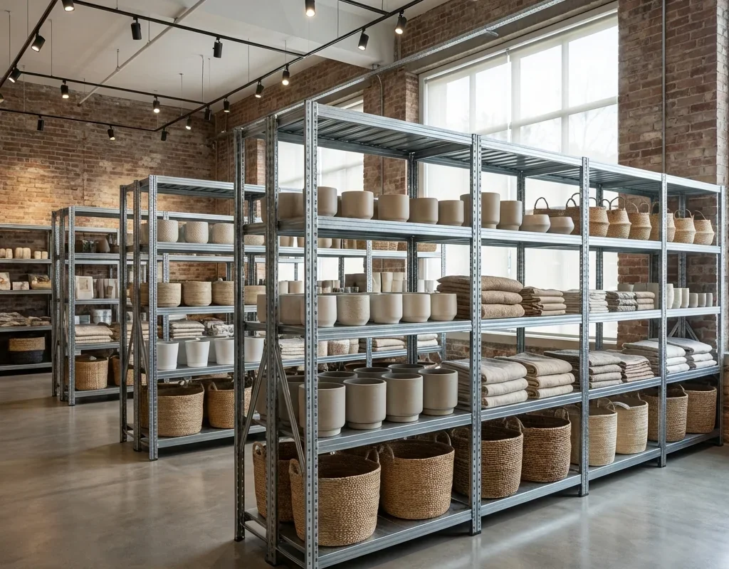 מדפי תצוגה לחנויות